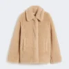 Cappotto corto in alpaca e lana, albino Cappotto corto in alpaca e lana, albino