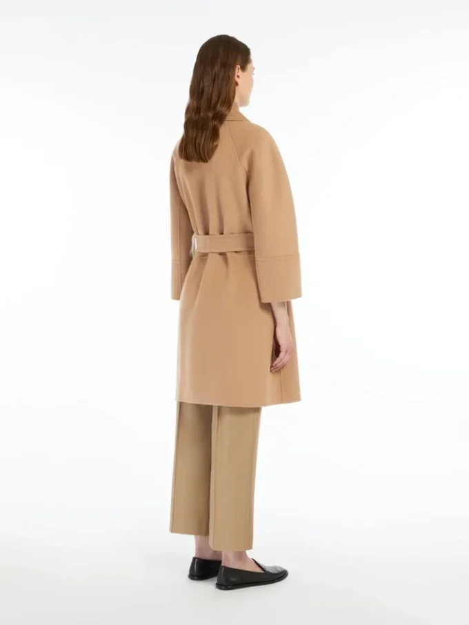 Cappotto corto in lana Double Face, color cammello Cappotto corto in lana Double Face, color cammello