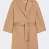 Cappotto corto in lana Double Face, color cammello Cappotto corto in lana Double Face, color cammello