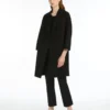 Cappotto corto in lana Double Face, nero Cappotto corto in lana Double Face, nero