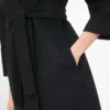 Cappotto corto in lana Double Face, nero Cappotto corto in lana Double Face, nero