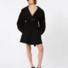 Cappotto corto in lana, nero Cappotto corto in lana, nero
