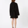 Cappotto corto in lana, nero Cappotto corto in lana, nero