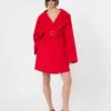 Cappotto corto in lana, rosso Cappotto corto in lana, rosso