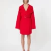 Cappotto corto in lana, rosso Cappotto corto in lana, rosso