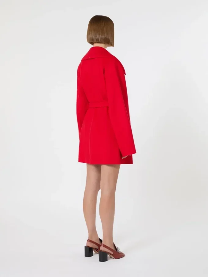 Cappotto corto in lana, rosso Cappotto corto in lana, rosso