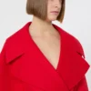 Cappotto corto in lana, rosso Cappotto corto in lana, rosso