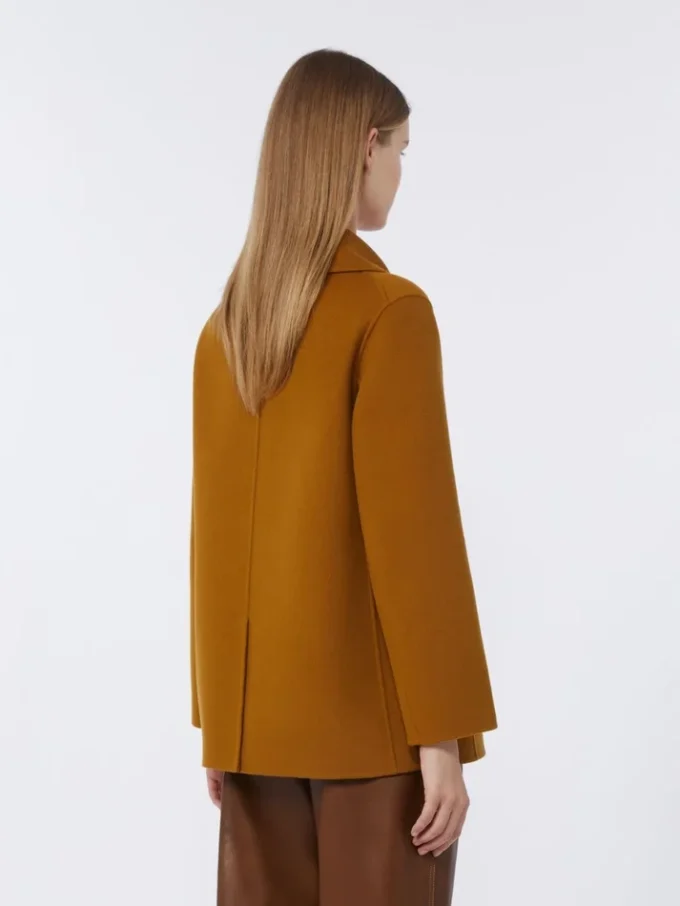 Cappotto da marinaio in lana, senape Cappotto da marinaio in lana, senape