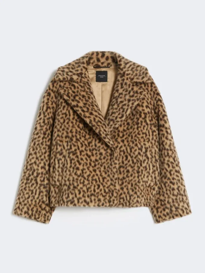 Cappotto da marinaio in misto lana fantasia, color cammello Cappotto da marinaio in misto lana fantasia, color cammello