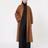Cappotto iconico Ludmilla, tabacco