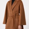 Cappotto iconico Ludmilla, tabacco