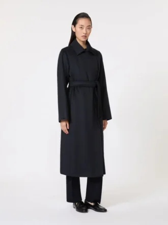Cappotto iconico Manuela, blu oltremare