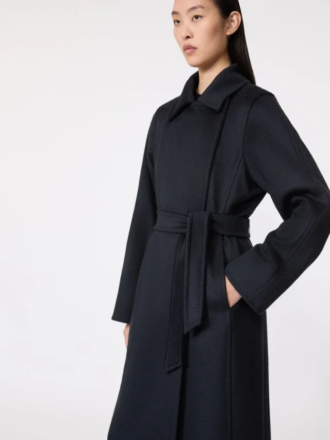 Cappotto iconico Manuela, blu oltremare