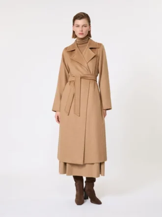 Cappotto iconico Manuela, color cammello