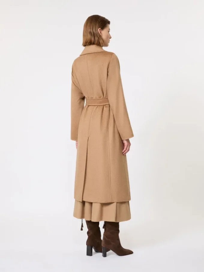 Cappotto iconico Manuela, color cammello