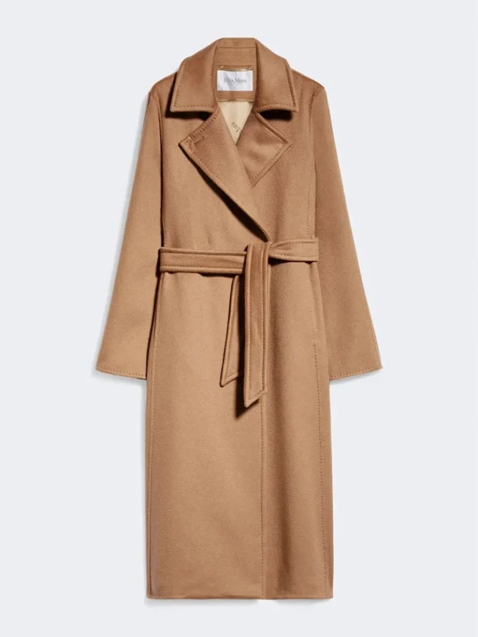 Cappotto iconico Manuela, color cammello