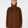 Cappotto in lana, cashmere e seta, color cioccolato Cappotto in lana, cashmere e seta, color cioccolato