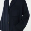 Cappotto in misto lana Double Face, blu navy Cappotto in misto lana Double Face, blu navy