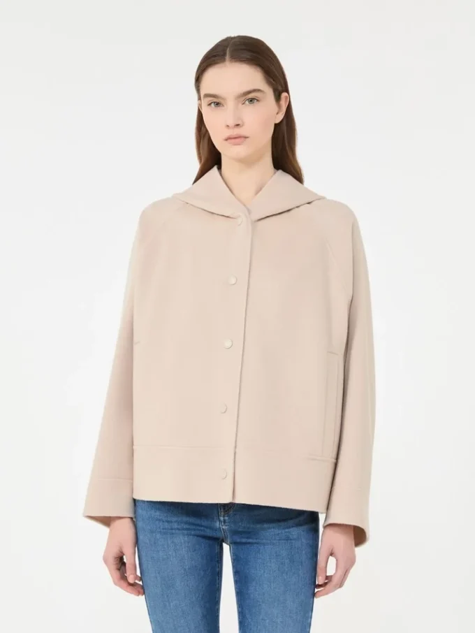 Cappotto in misto lana Double Face, color sabbia Cappotto in misto lana Double Face, color sabbia