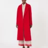 Cappotto lungo in lana, cashmere e seta, rosso Cappotto lungo in lana, cashmere e seta, rosso