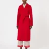 Cappotto lungo in lana, cashmere e seta, rosso Cappotto lungo in lana, cashmere e seta, rosso