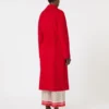 Cappotto lungo in lana, cashmere e seta, rosso Cappotto lungo in lana, cashmere e seta, rosso