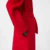 Cappotto lungo in lana, cashmere e seta, rosso Cappotto lungo in lana, cashmere e seta, rosso