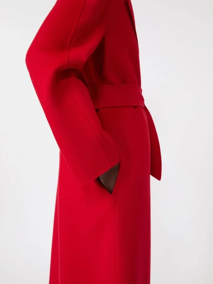 Cappotto lungo in lana, cashmere e seta, rosso Cappotto lungo in lana, cashmere e seta, rosso