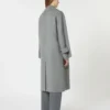 Cappotto monopetto in lana, grigio medio Cappotto monopetto in lana, grigio medio