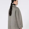 Cappotto oversize in maglia jersey, grigio medio Cappotto oversize in maglia jersey, grigio medio