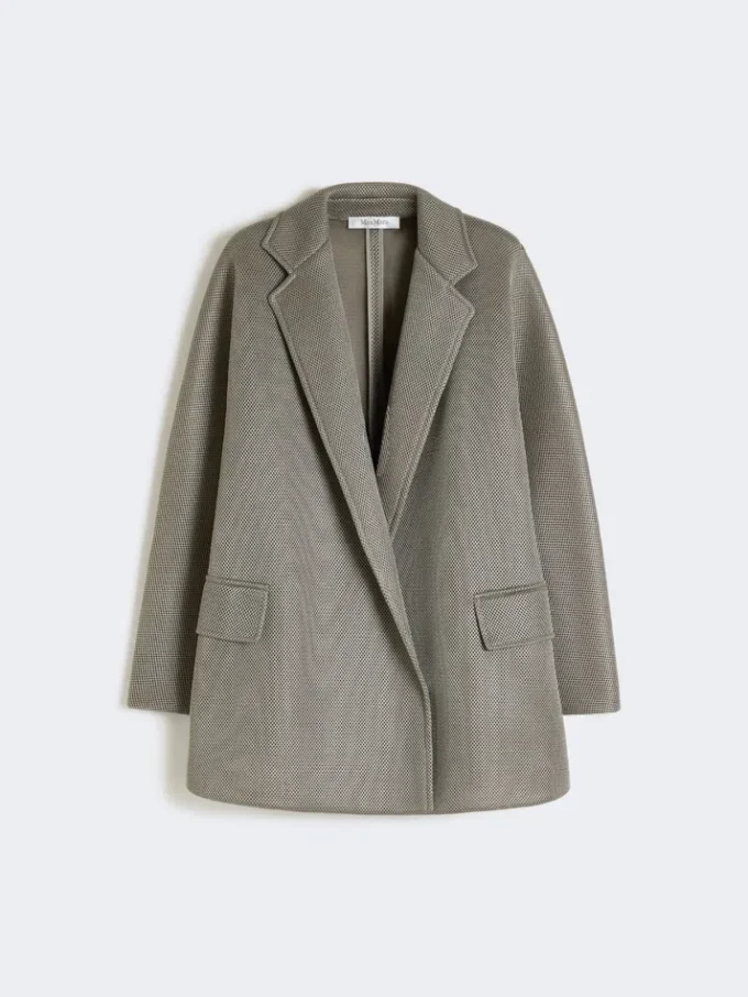 Cappotto oversize in maglia jersey, grigio medio Cappotto oversize in maglia jersey, grigio medio