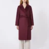 Cappotto-vestaglia in lana, bordeaux Cappotto-vestaglia in lana, bordeaux