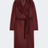 Cappotto-vestaglia in lana, bordeaux Cappotto-vestaglia in lana, bordeaux