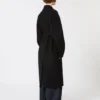 Cappotto-vestaglia in Pure Wool, nero Cappotto-vestaglia in Pure Wool, nero