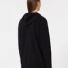 Cardigan con cappuccio in cashmere, blu oltremare Cardigan con cappuccio in cashmere, blu oltremare