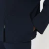 Cardigan in filato di crêpe di viscosa, blu oltremare Cardigan in filato di crêpe di viscosa, blu oltremare