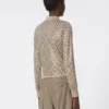 Cardigan in lana con paillettes, marrone Cardigan in lana con paillettes, marrone