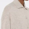 Cardigan in lana e cashmere, beige Cardigan in lana e cashmere, beige