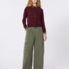 Cardigan in lana e cashmere, bordeaux Cardigan in lana e cashmere, bordeaux