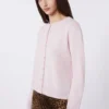Cardigan in lana e cashmere, rosa Cardigan in lana e cashmere, rosa