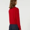 Cardigan in lana e cashmere, rosso Cardigan in lana e cashmere, rosso
