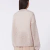 Cardigan in mohair, sabbia Cardigan in mohair, sabbia
