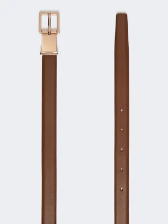 Cintura in pelle, marrone Cintura in pelle, marrone