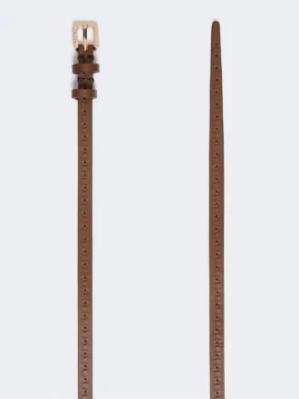 Cintura in pelle naturale, marrone Cintura in pelle naturale, marrone
