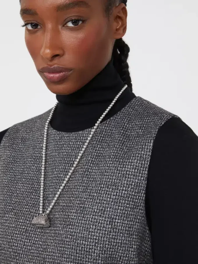 Collana con ciondolo a forma di borsa Pasticcino, nera Collana con ciondolo a forma di borsa Pasticcino, nera