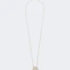 Collana con ciondolo a forma di borsa Pasticcino, oro Collana con ciondolo a forma di borsa Pasticcino, oro