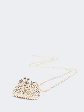 Collana con ciondolo a forma di borsa Pasticcino, oro Collana con ciondolo a forma di borsa Pasticcino, oro