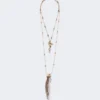 Collana metallica “Abissi” con strass, oro Collana metallica “Abissi” con strass, oro