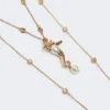 Collana metallica “Abissi” con strass, oro Collana metallica “Abissi” con strass, oro