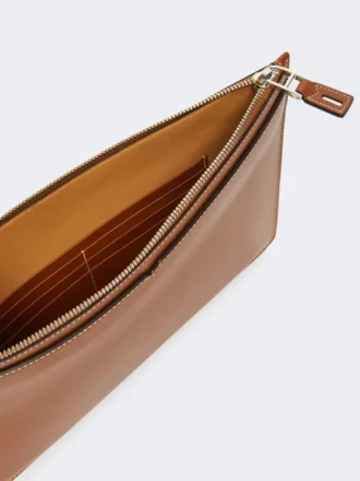 Custodia per tablet in pelle, marrone ambra